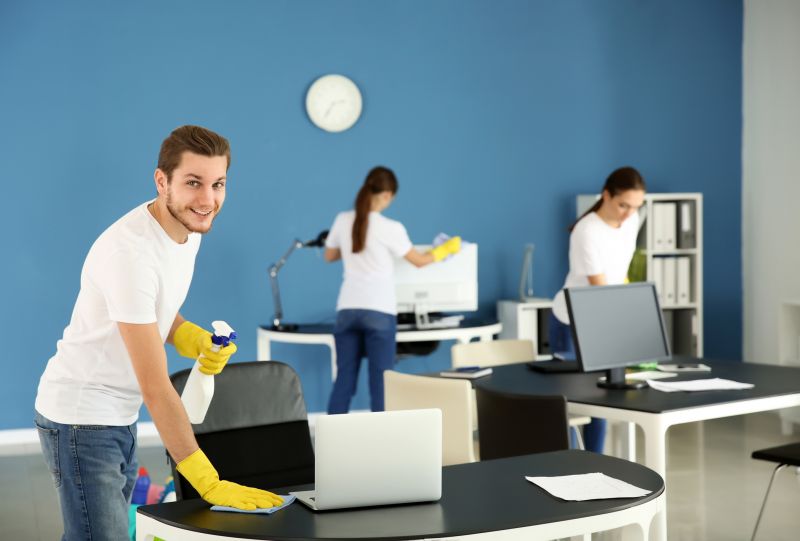 Products For Office Cleanings in use