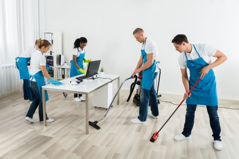 Local Office Cleaning pros at work